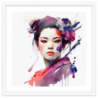 Watercolor Modern Geisha #5