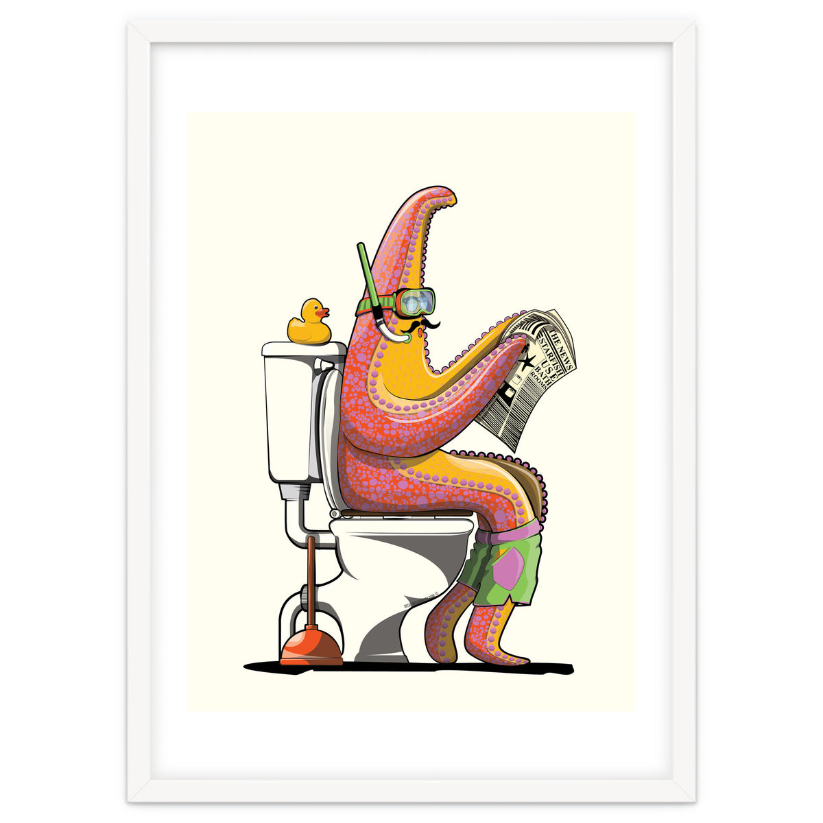 Starfish on the Toilet