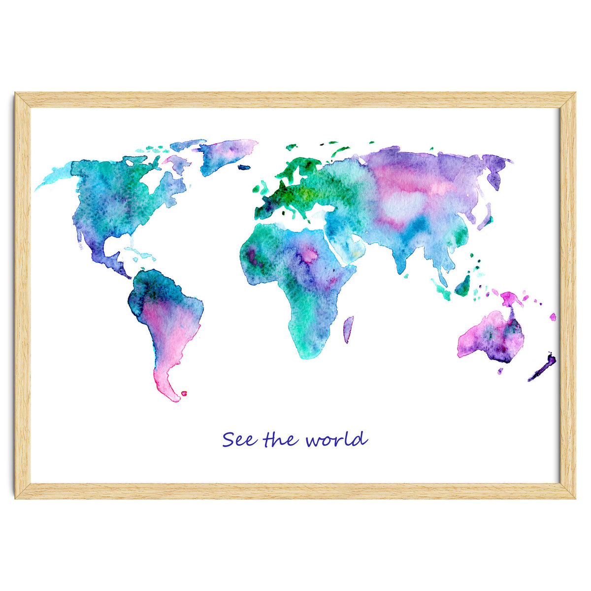 See the world || watercolor