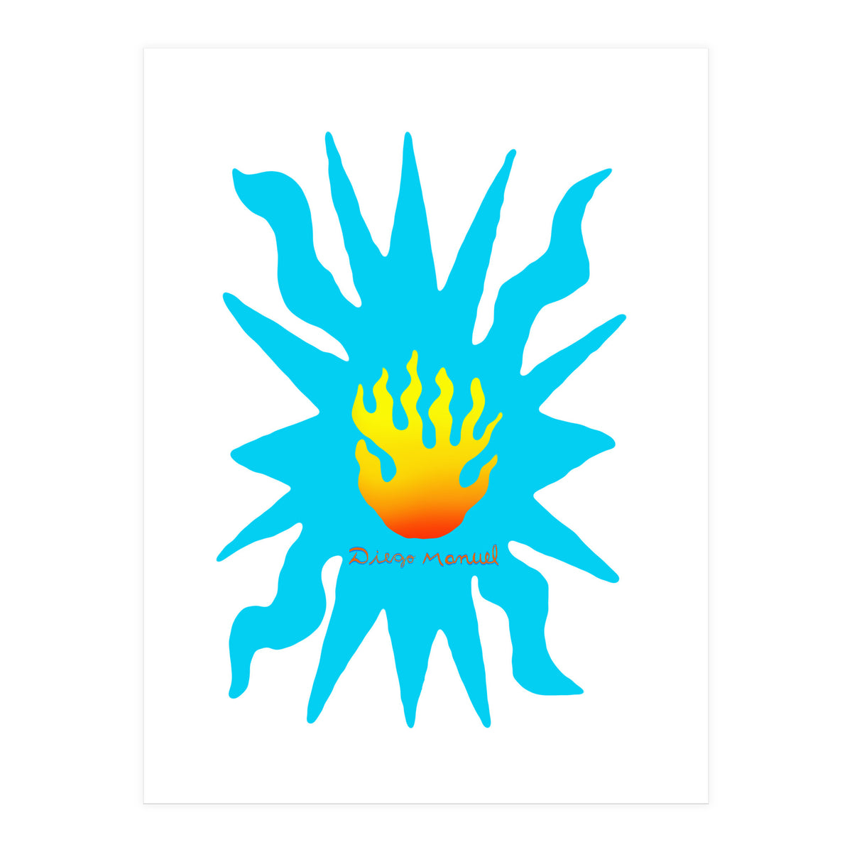 Fuego 43 Copia (Print Only)