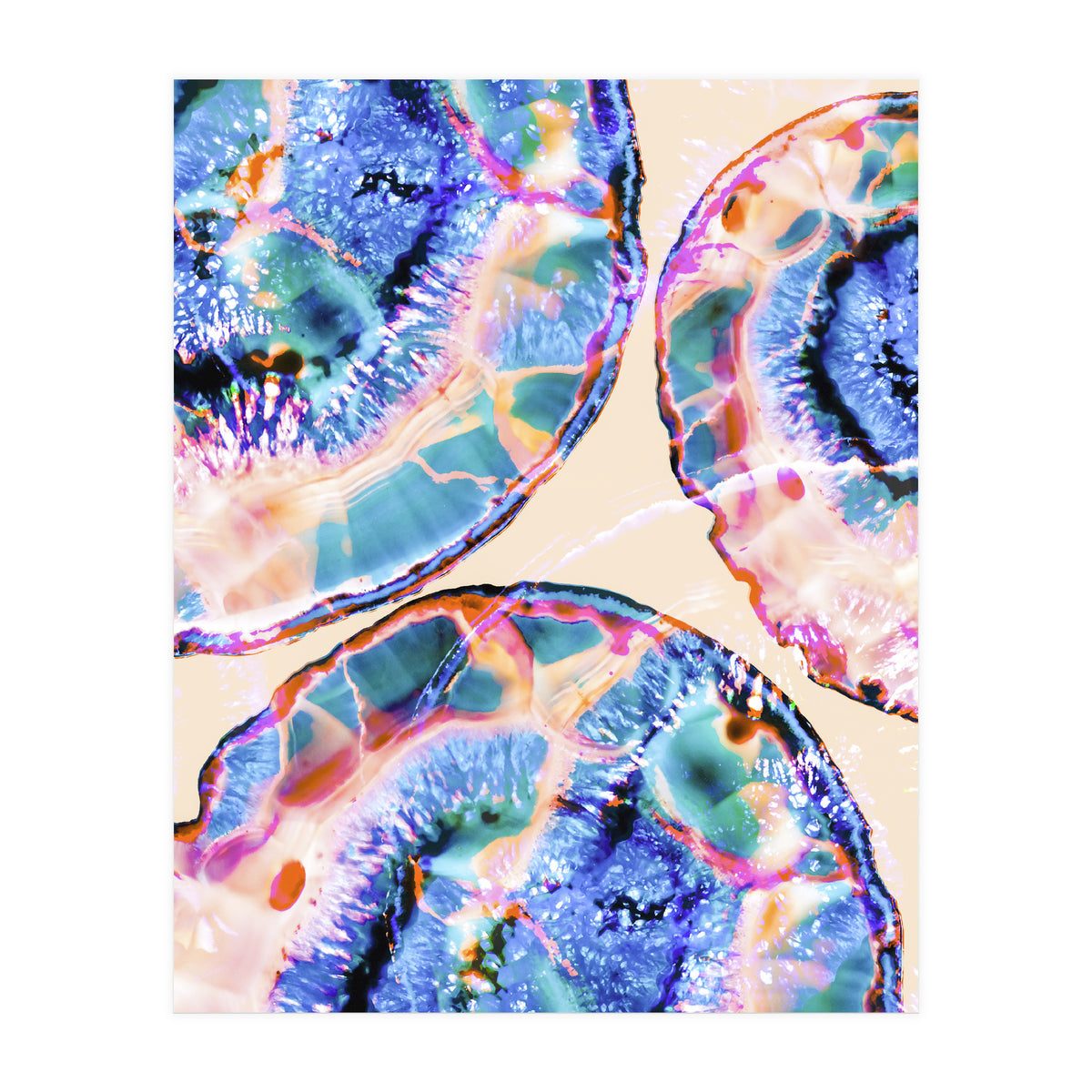 Abstract Agate Painting (Print Only)