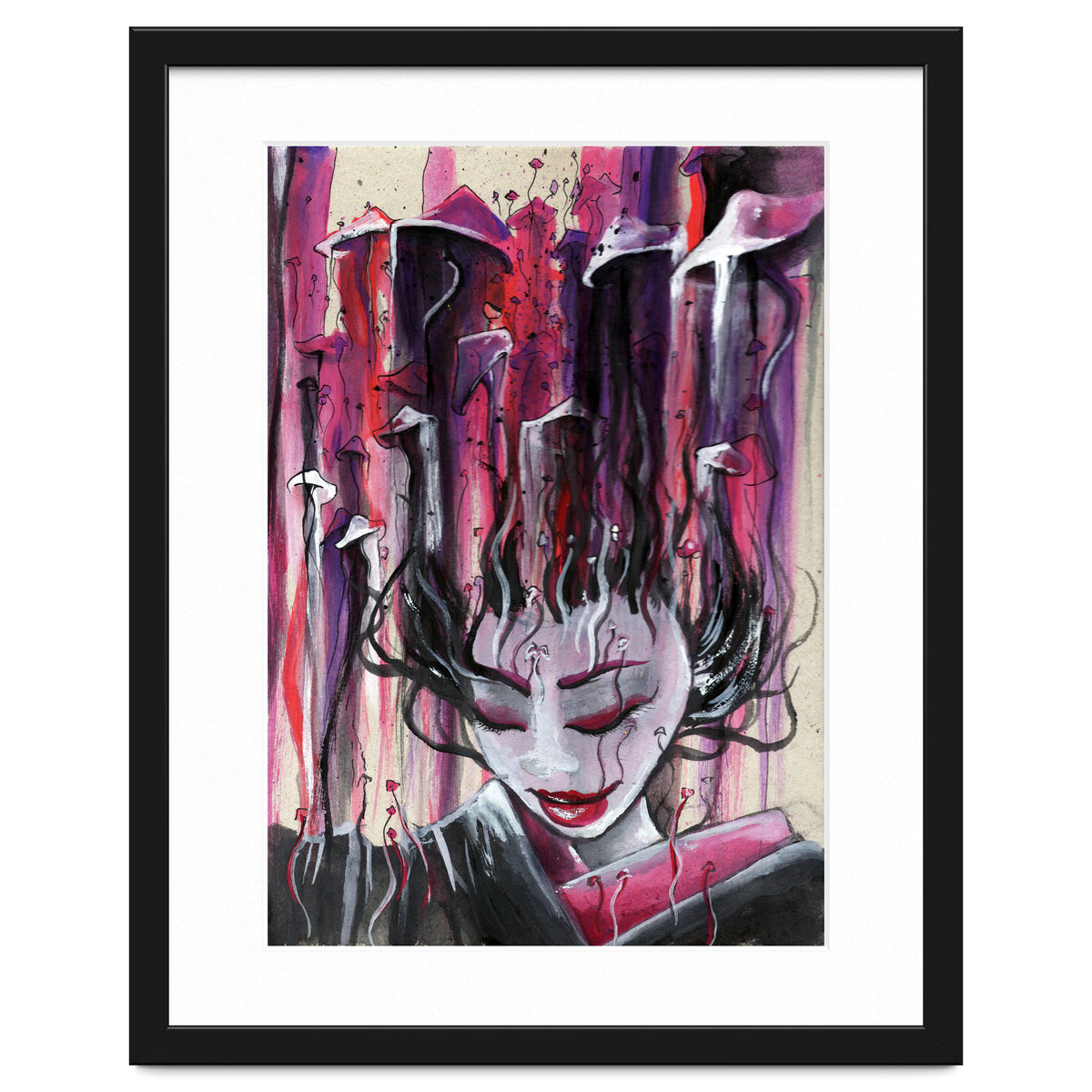 Geisha in Mushrooms: The Surrealistic Concubine