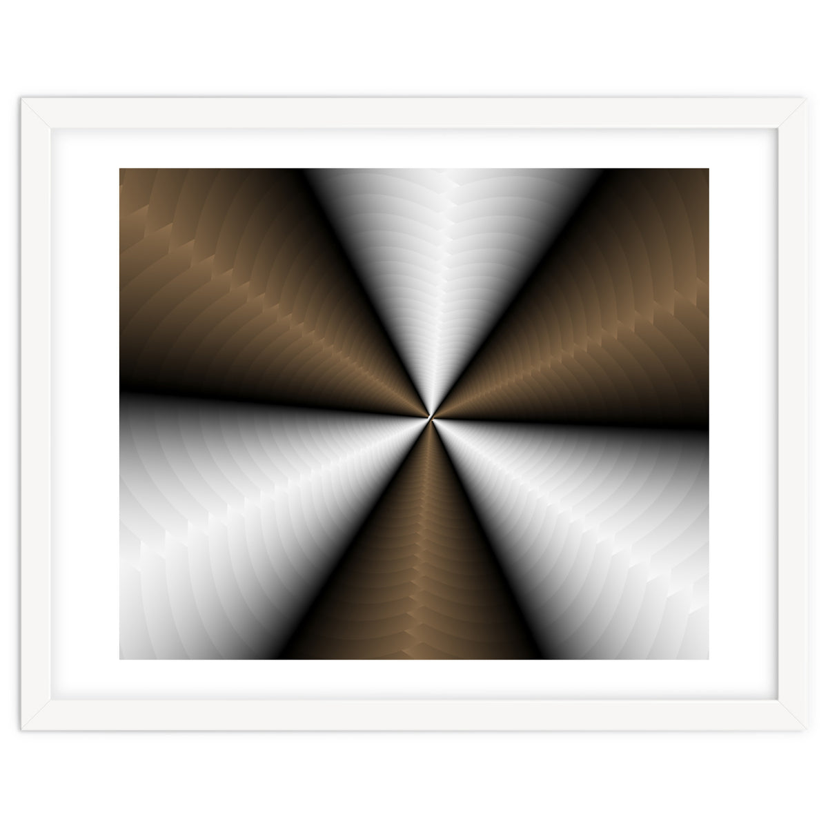 Brown Color Modern Interior Art