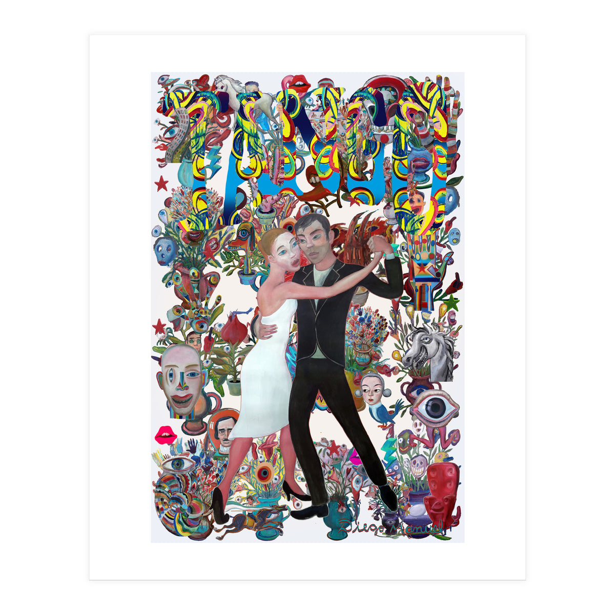 Tango Nuevo Tapiz 1 (Print Only)