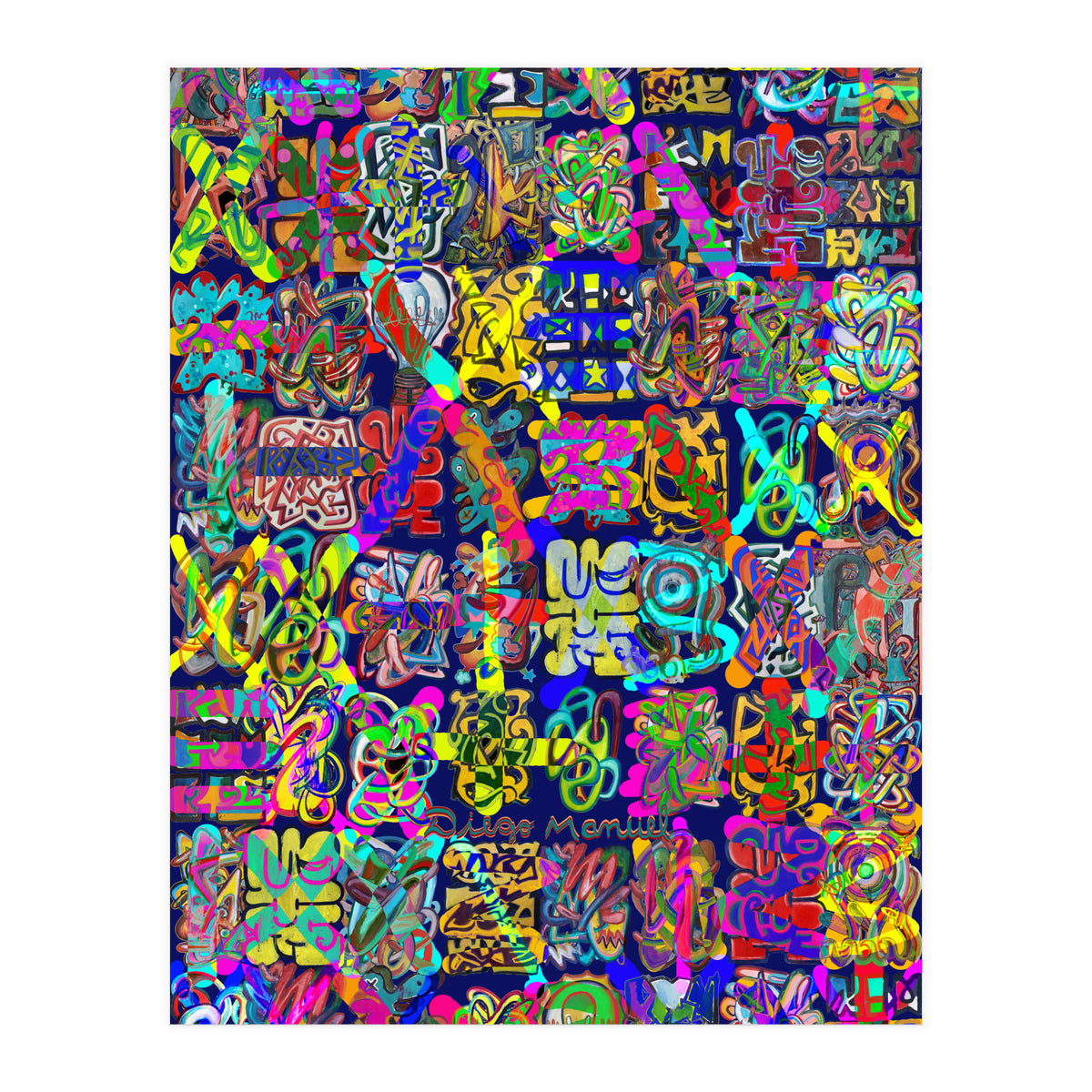 Graffitis 2021 Tapiz 108 (Print Only)