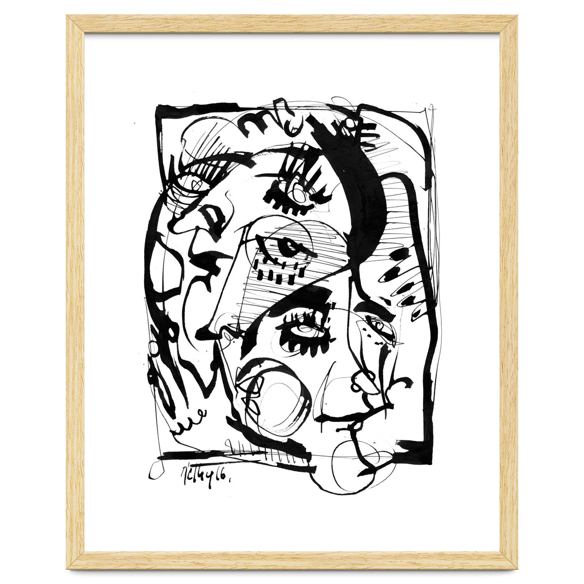 The Pretty People - b&w