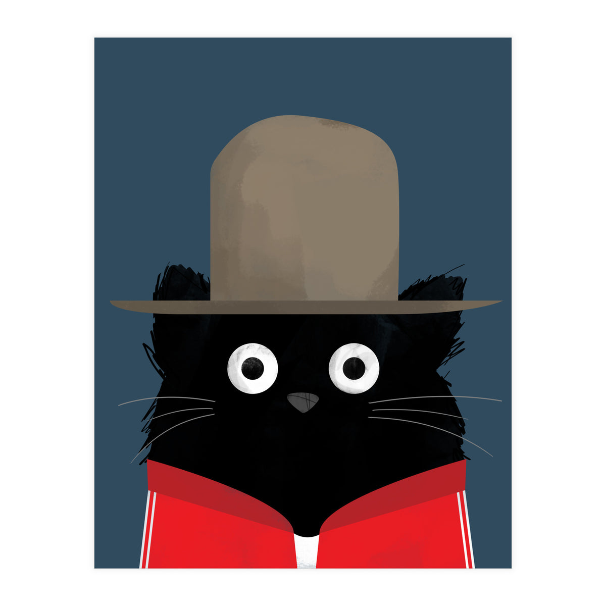 Doozal Cat Pharrell (Print Only)