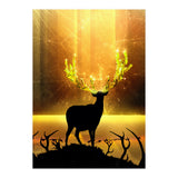 Greenery Deer Golden Sun (Print Only) thumbnail