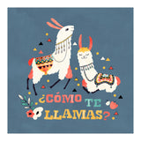 Llama With Cactus Como Te Llamas Spanish Saying 2 (Print Only) thumbnail