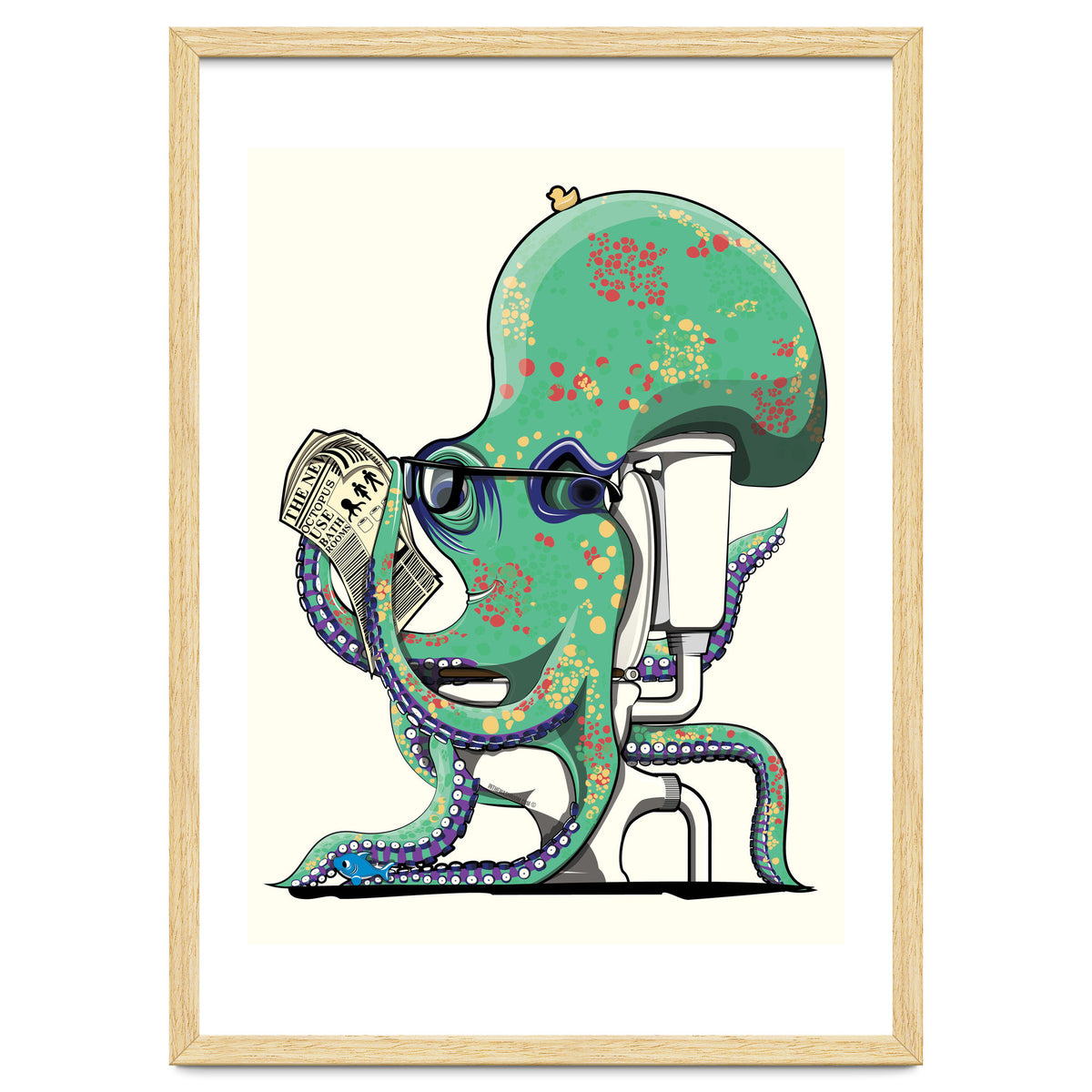 Octopus on the Toilet