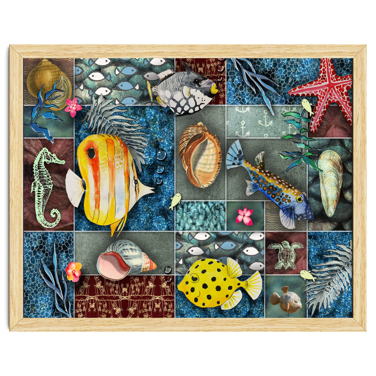 Sea Life Collage