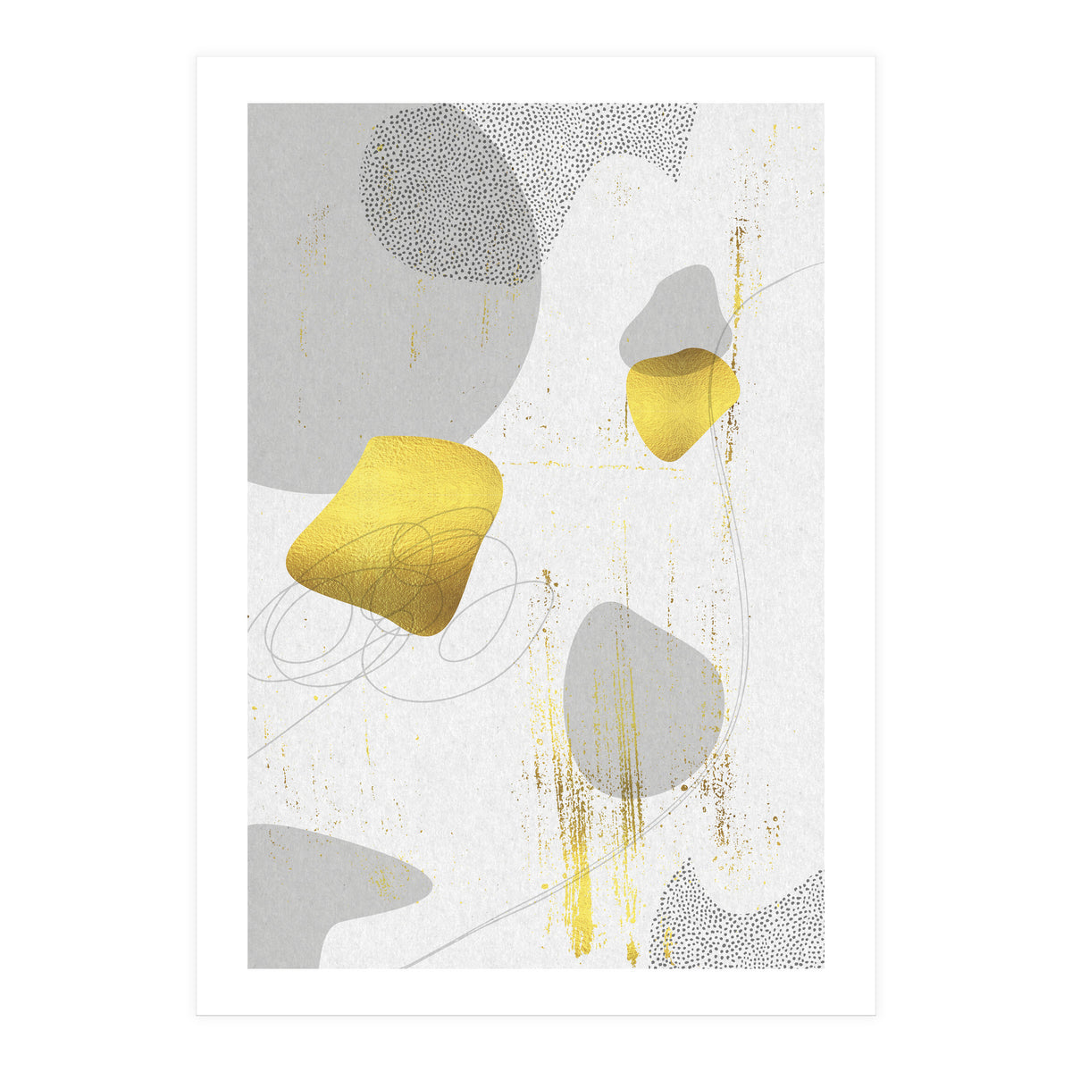 Mid-Century Vintage No. 2 | gold (Print Only)