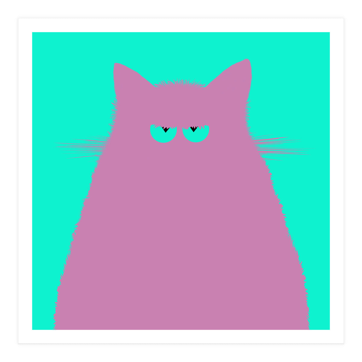 Lilac Cat  (Print Only)