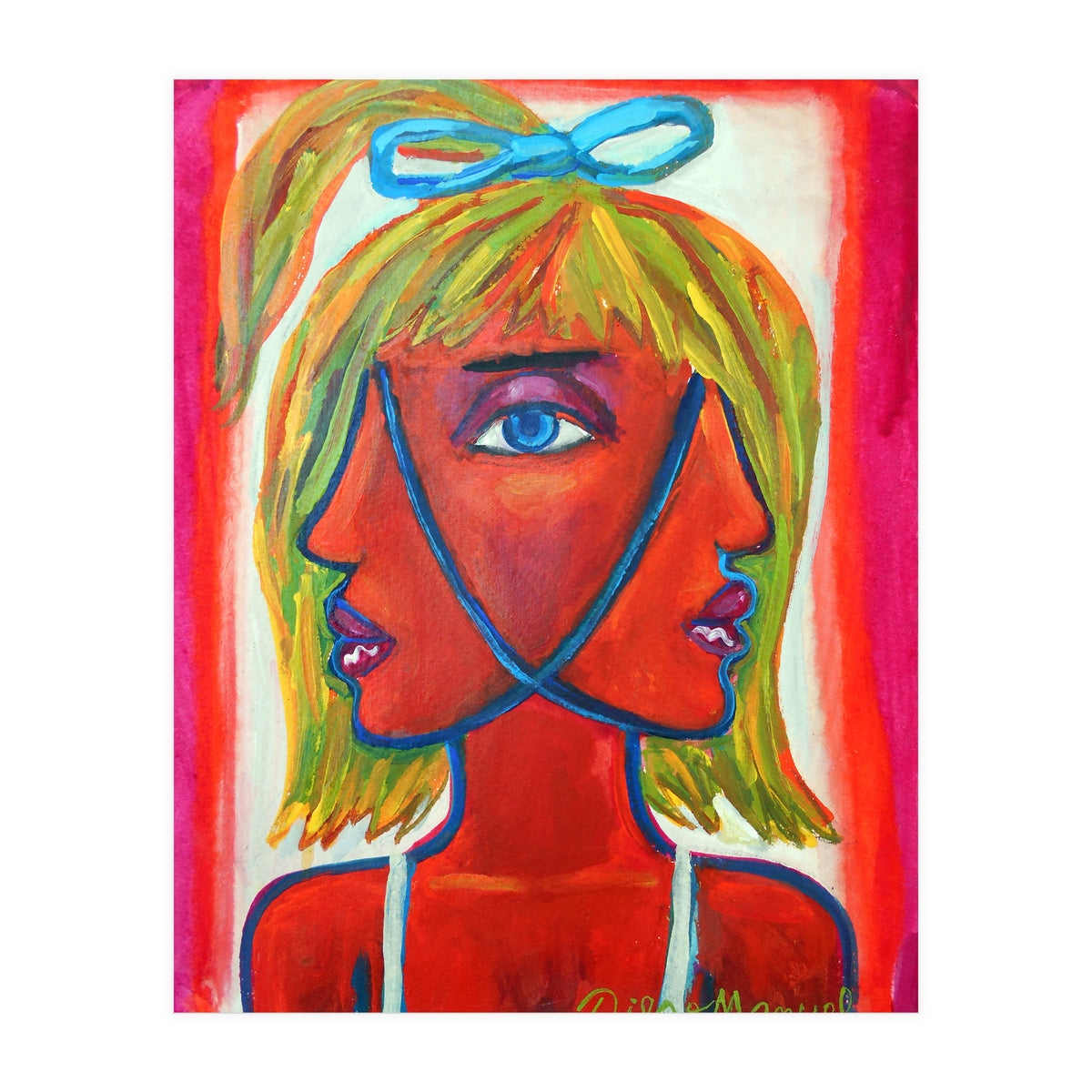 Cabeza De Mujer 9 (Print Only)