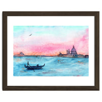 Sunset in Venice || watercolor