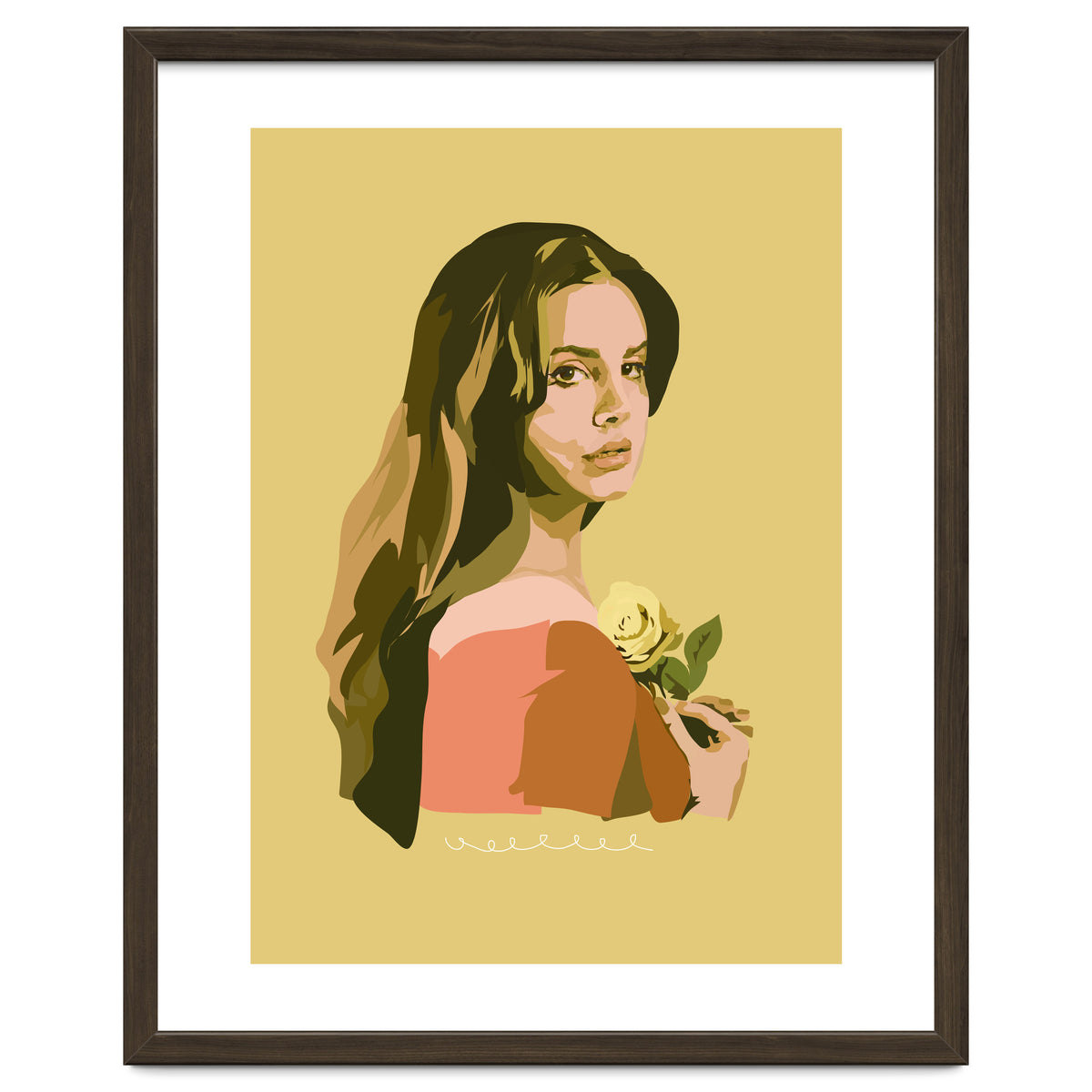 Lana Del Rey With Rose