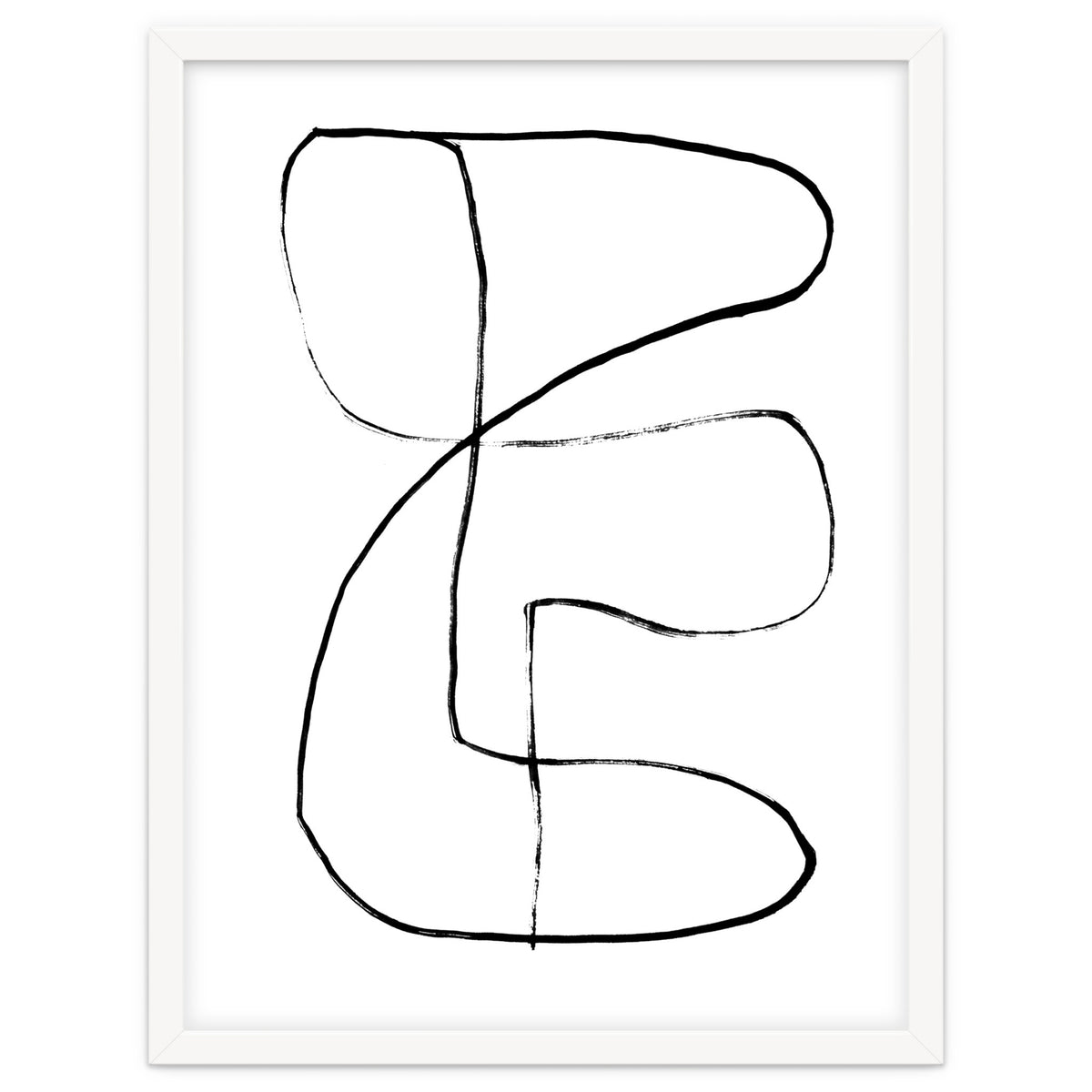 Mid-Century Line Art Print #1