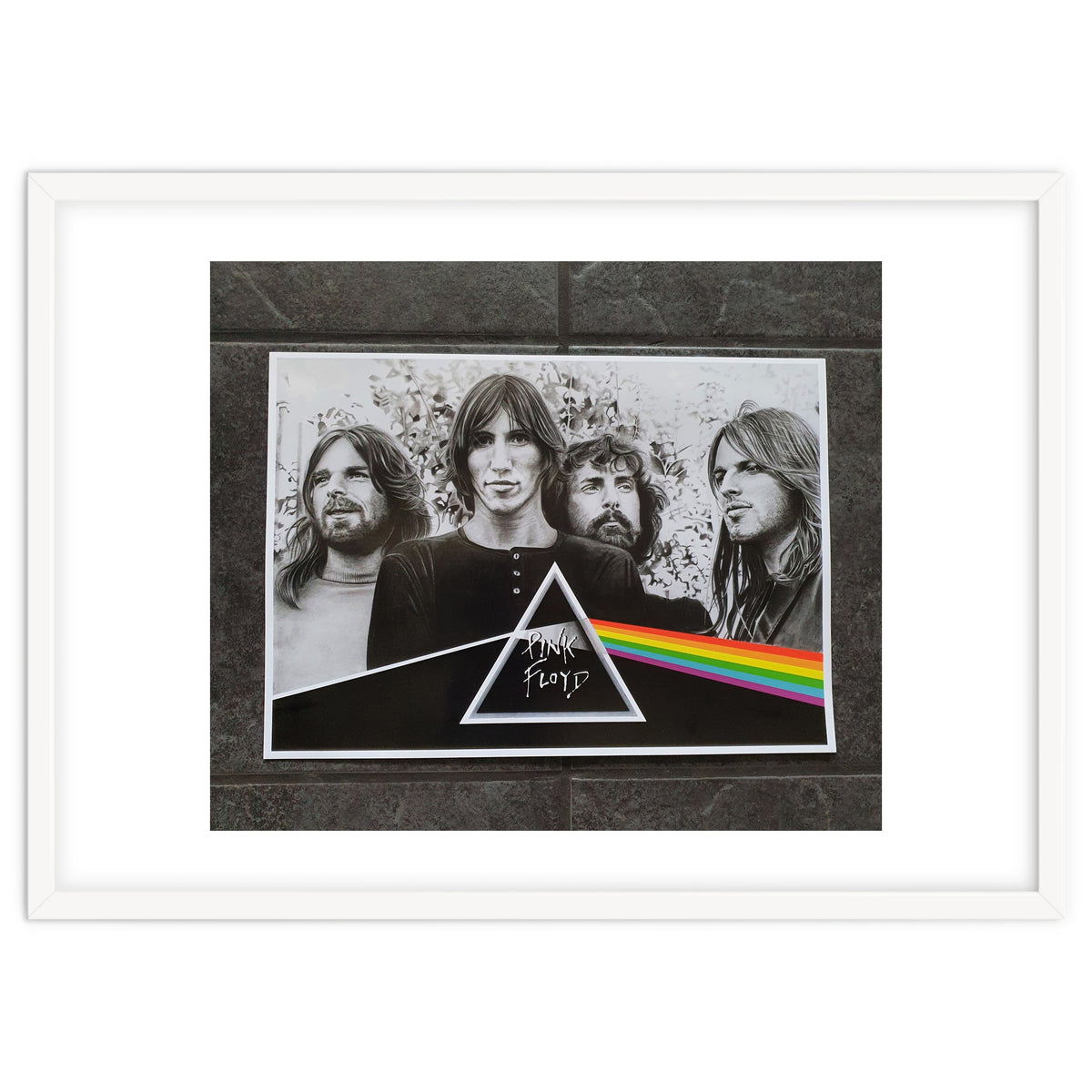 Pink Floyd DSOTM Pencil Portrait Print