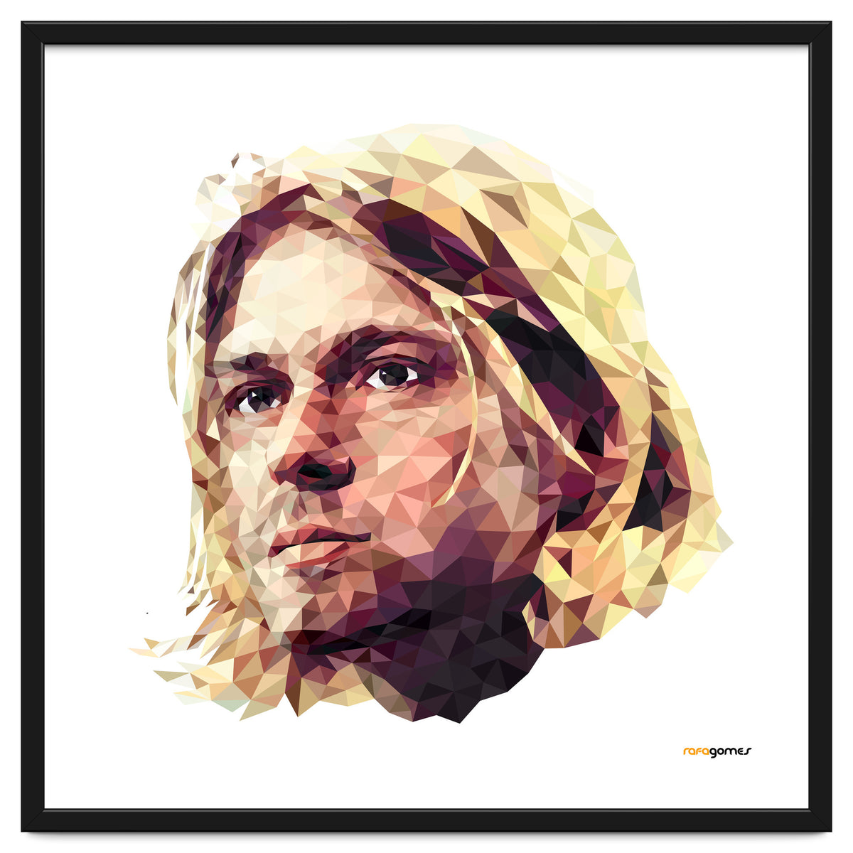 Kurt Cobain Low Poly
