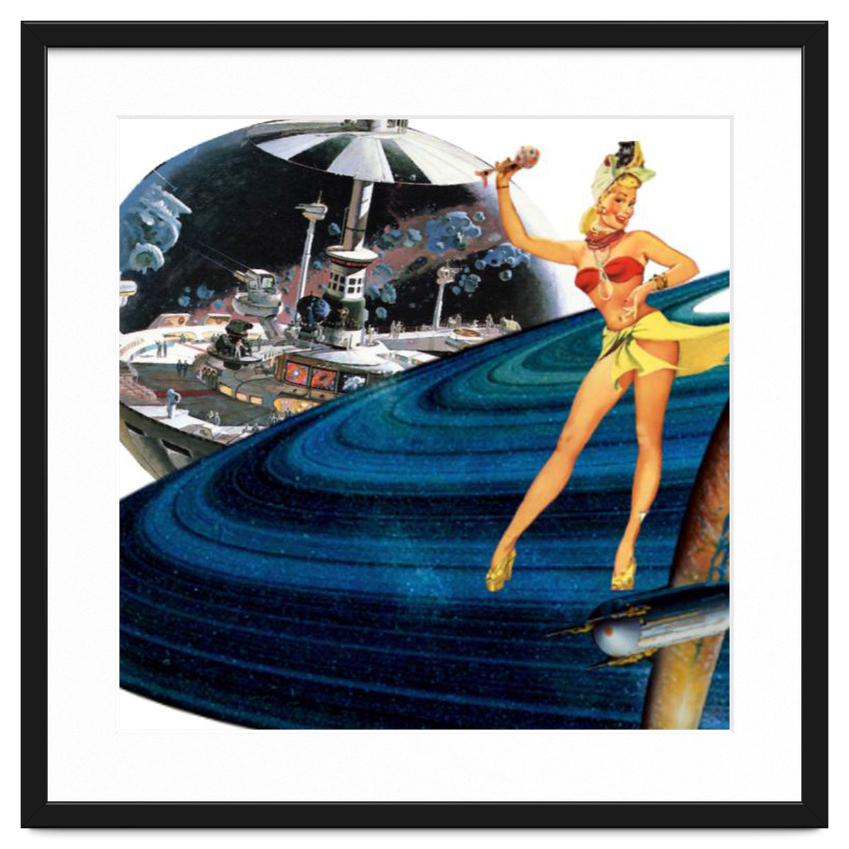 Dancer on Saturn Rings