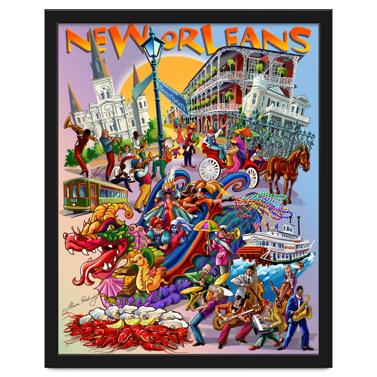 New Orleans Illustration