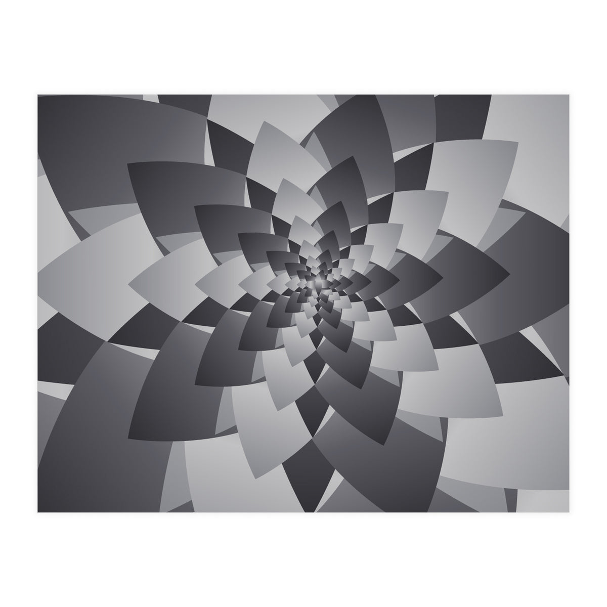 Fractal Black  (Print Only)