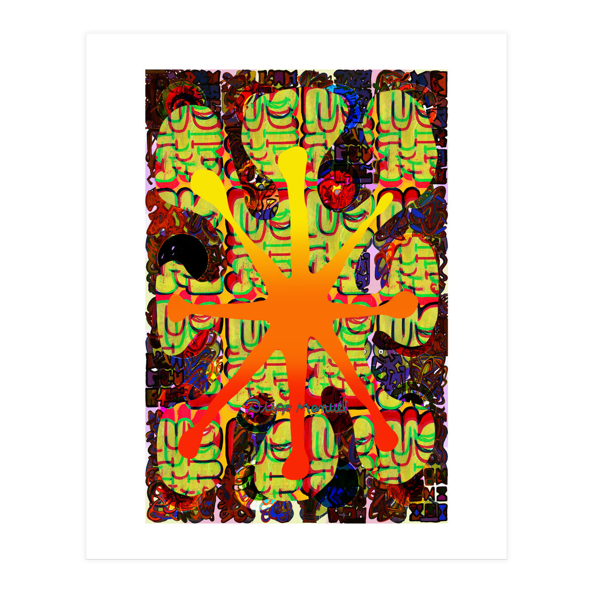 Fuego Y Graffiti 67 (Print Only)
