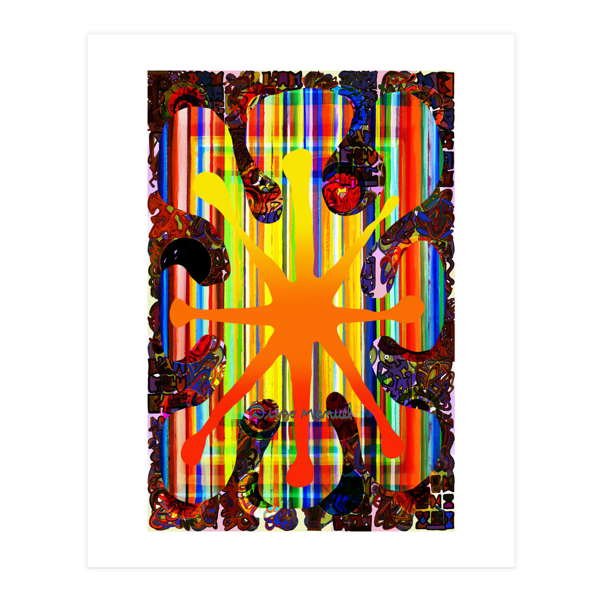 Fuego Y Graffiti 71 (Print Only)