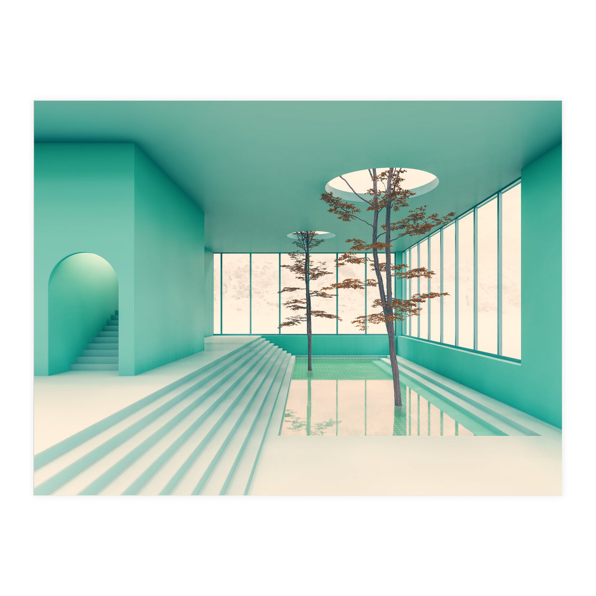 MINT POOL (Print Only)