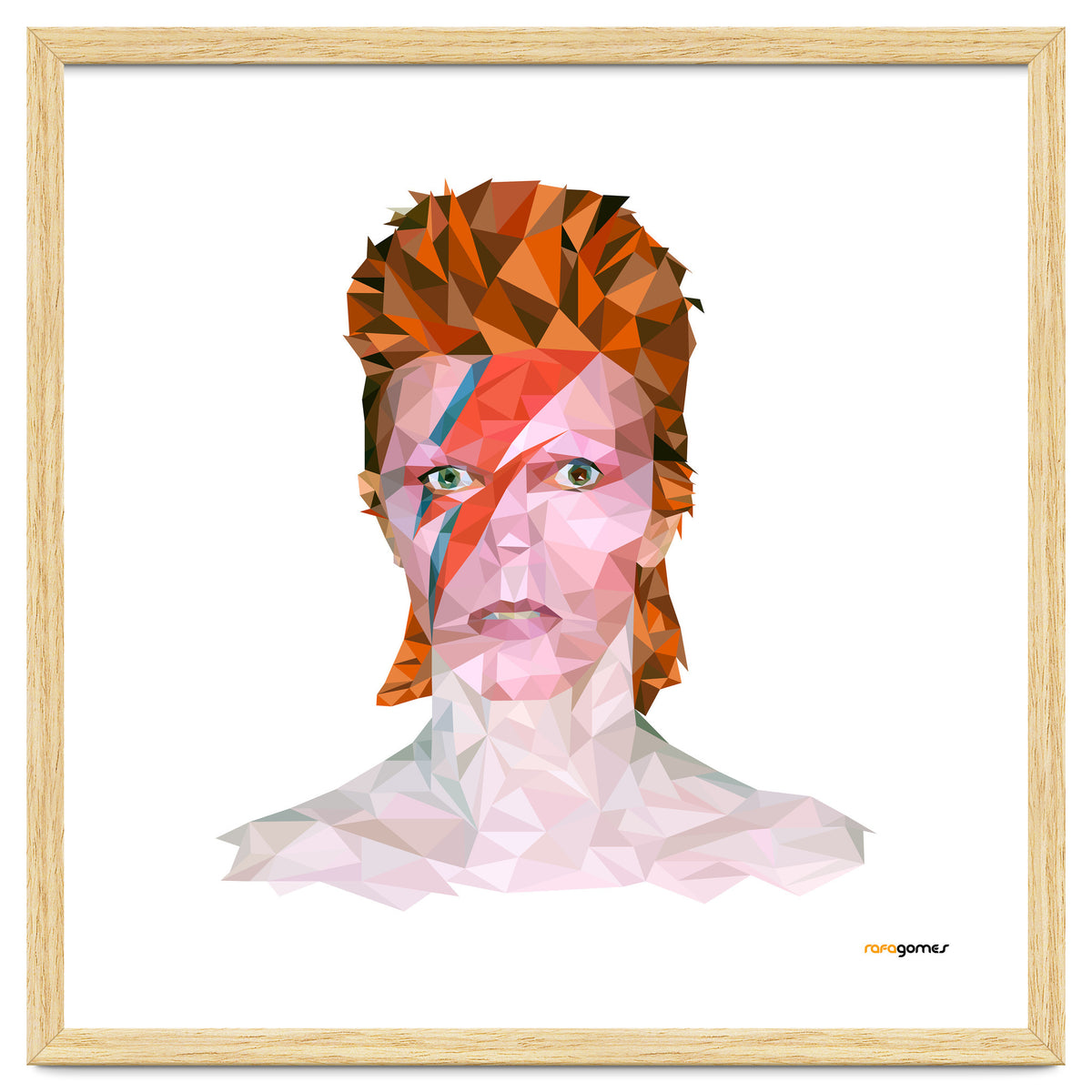 David Bowie Low Poly