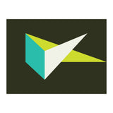 Geometric Shapes No. 67 - turquoise & lime (Print Only) thumbnail