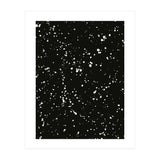 Paint Splatter on Black Background (Print Only) thumbnail