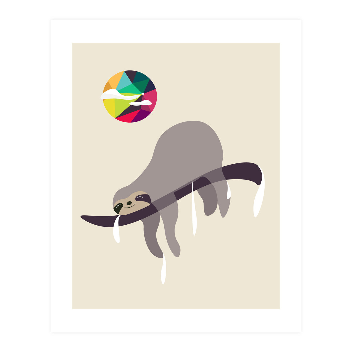 "Sleeping Beauty...Sloth“ (Print Only)