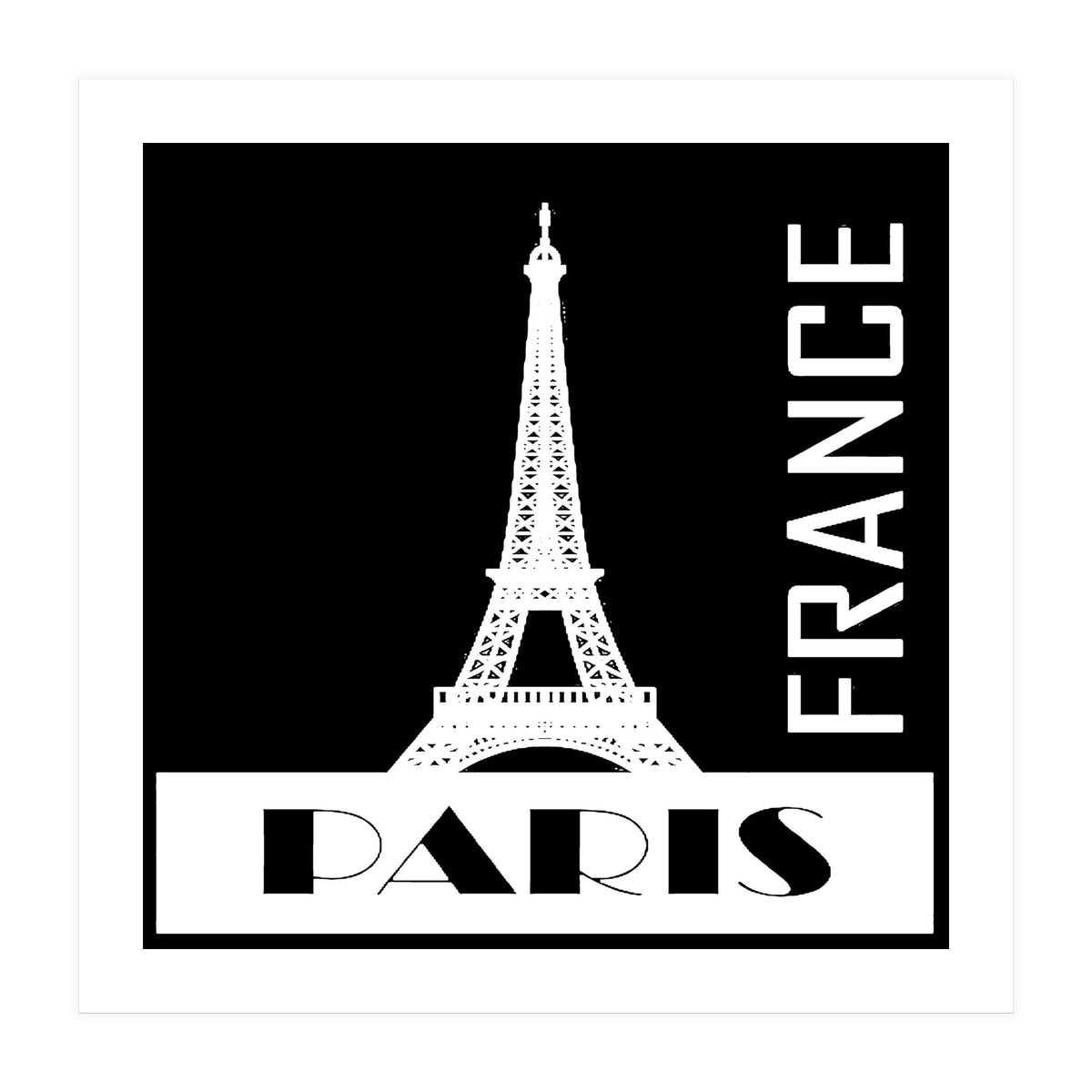 Travel Paris France Poster  (Print Only)