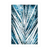 Indigo Blue Botanical Leaves No. 4 (Print Only) thumbnail