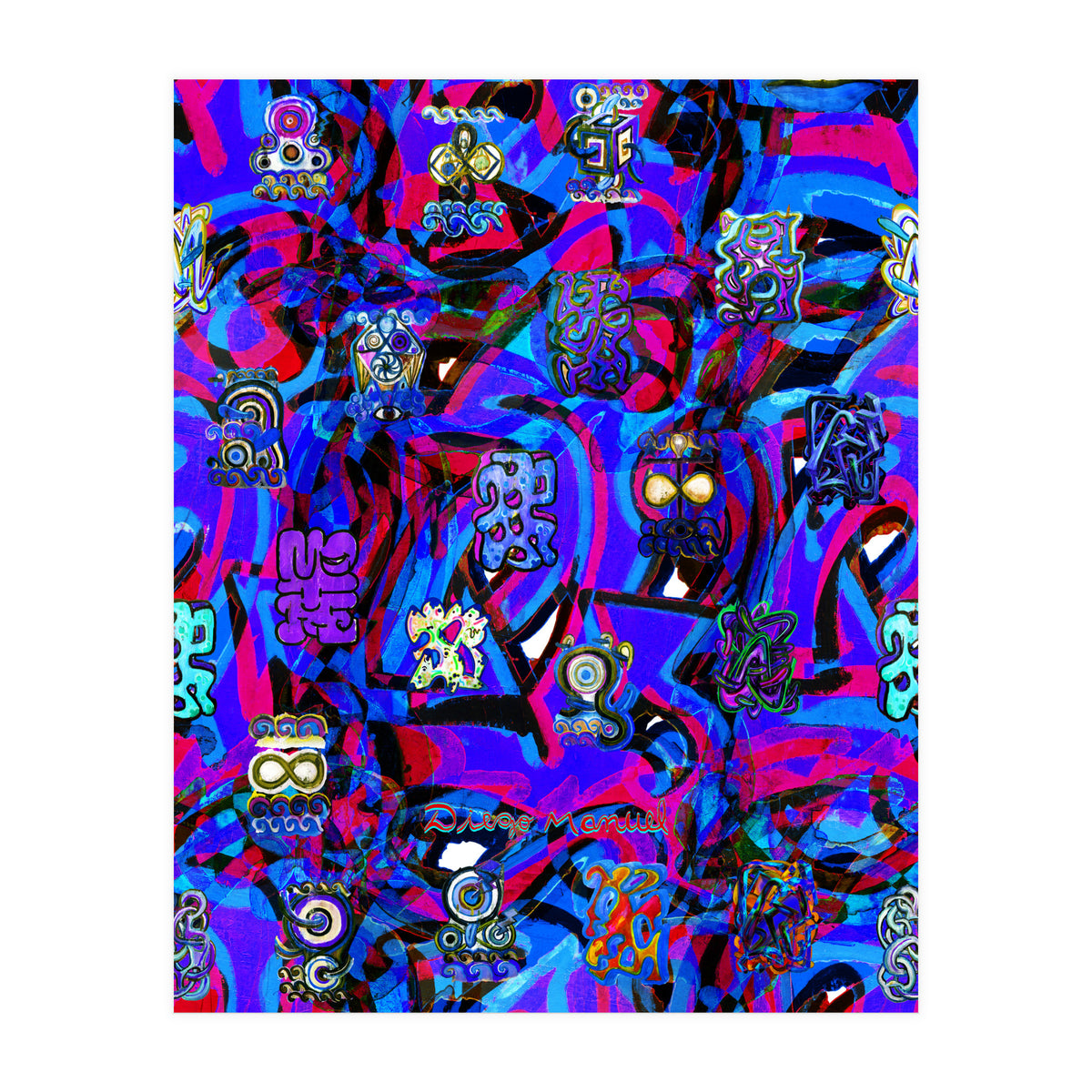 Pop Abstract A 37 (Print Only)
