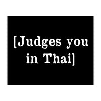 Judges You In Thai (Print Only)
