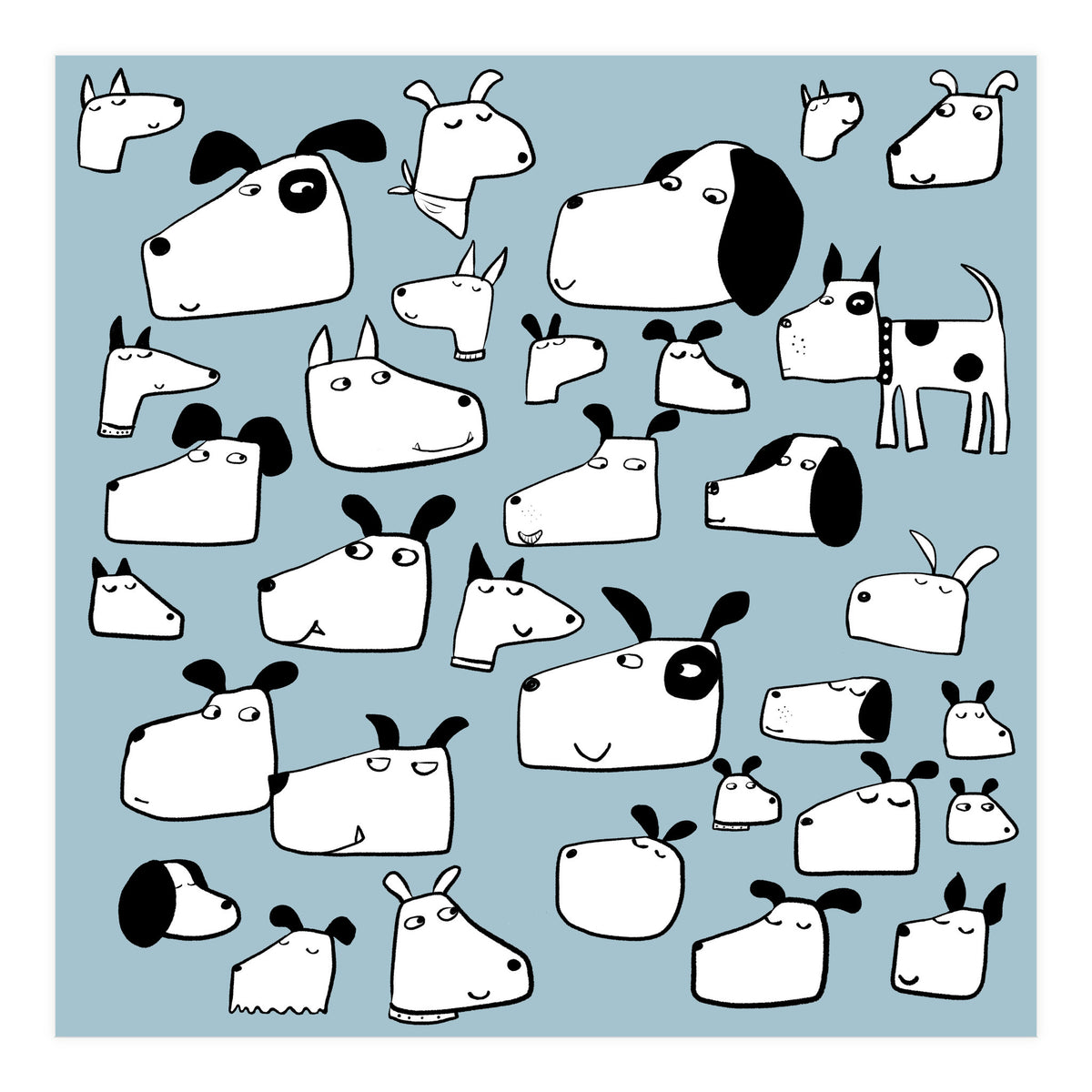 Many Dogs (Print Only)