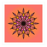 SUNSET CORAL MANDALA (Print Only) thumbnail