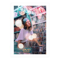 The Girl At The Video Store (Print Only)