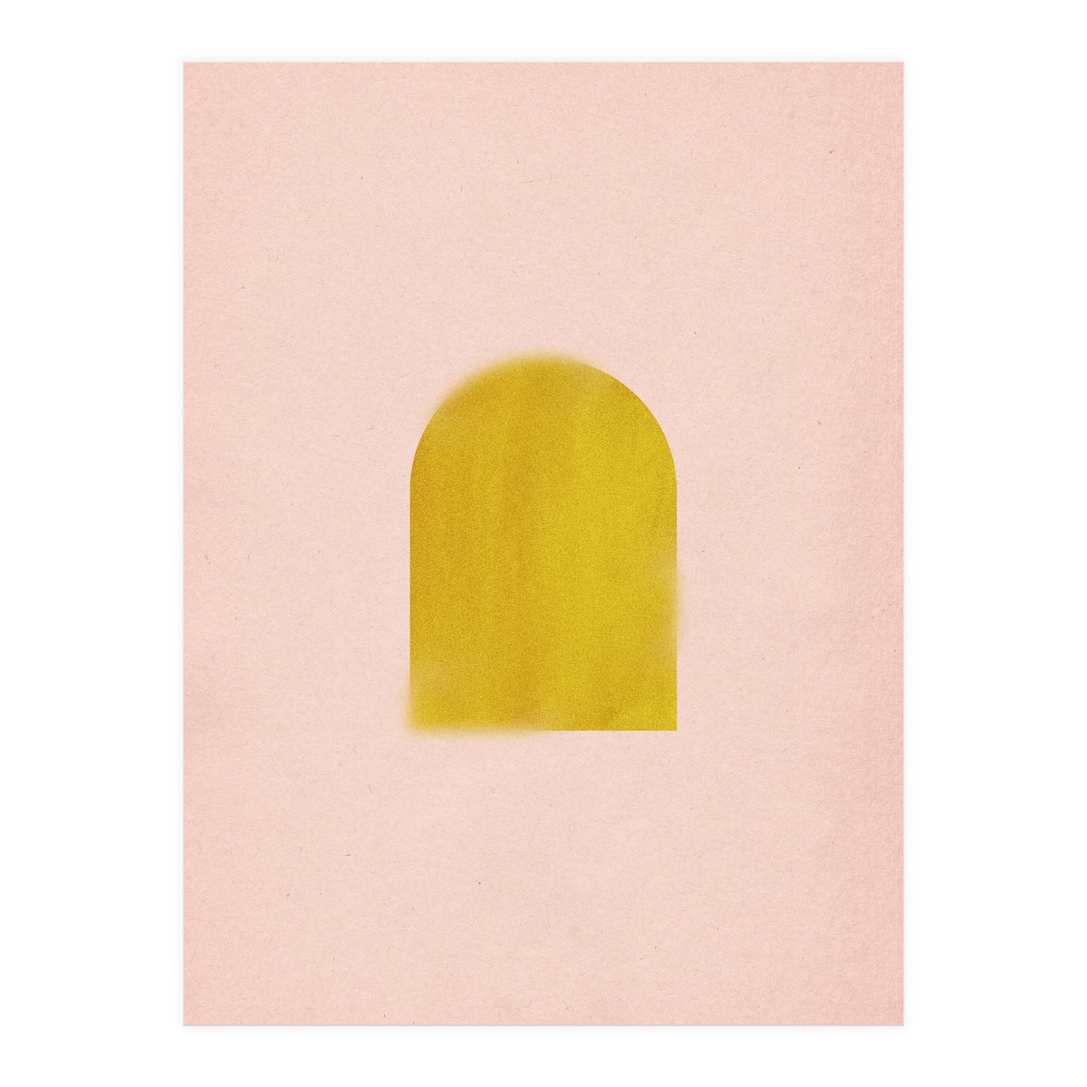 Pink and mustard arch (Print Only)