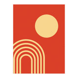 Mid Century Sun and Rainbow Lines (Print Only) thumbnail