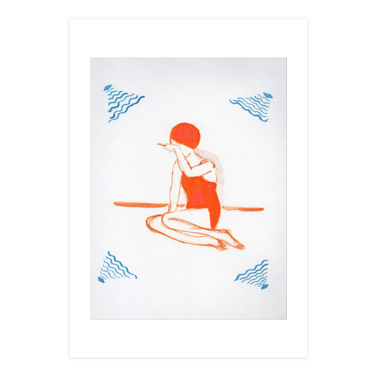 The swimmer (Print Only)