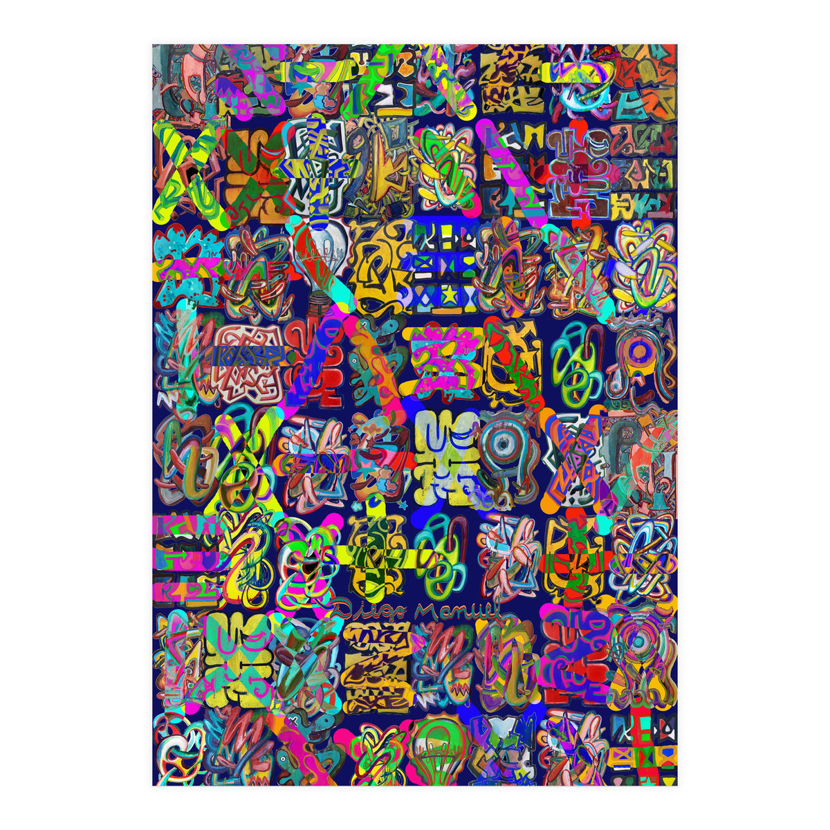 Graffitis 2021 Tapiz 104 (Print Only)
