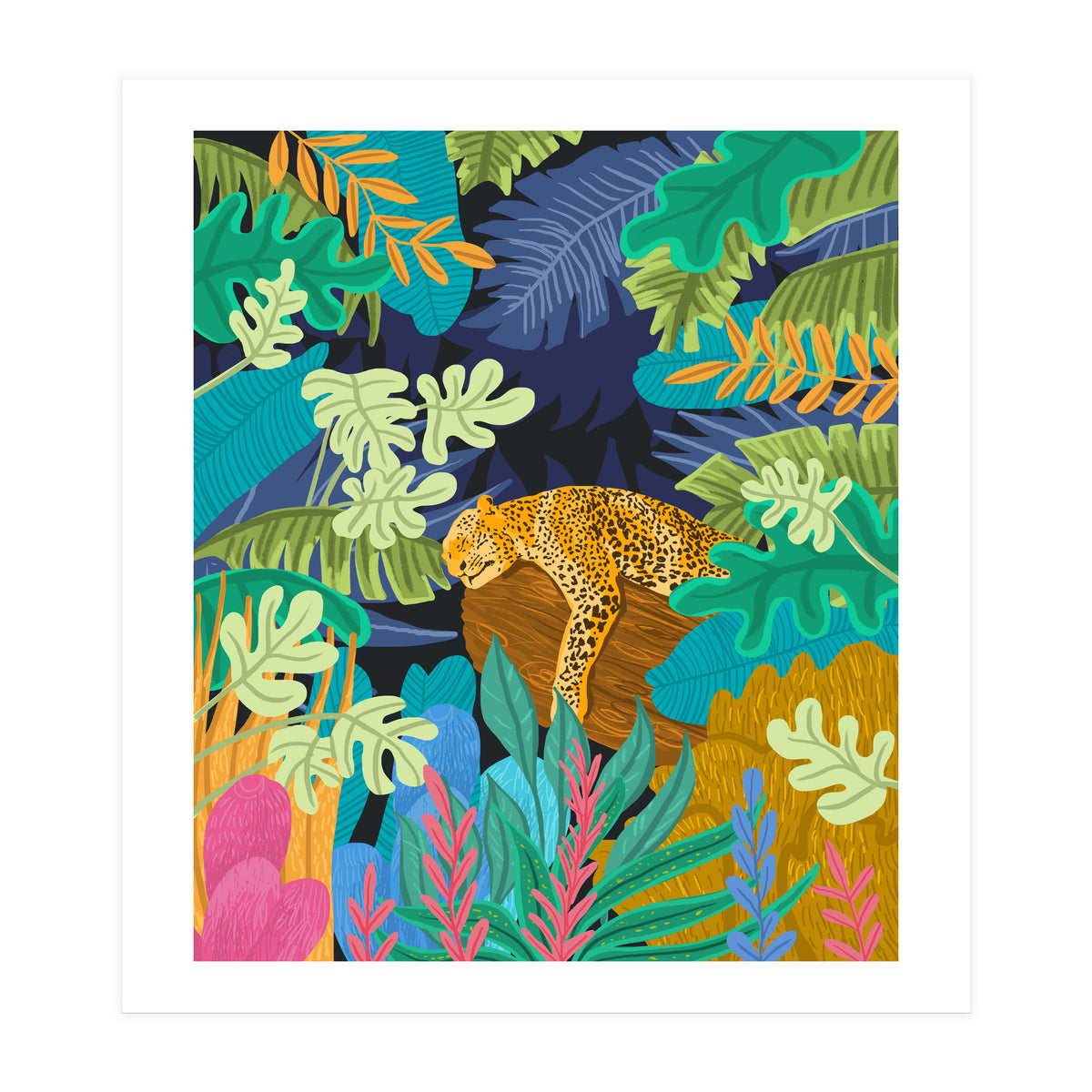 Sleeping Panther (Print Only)