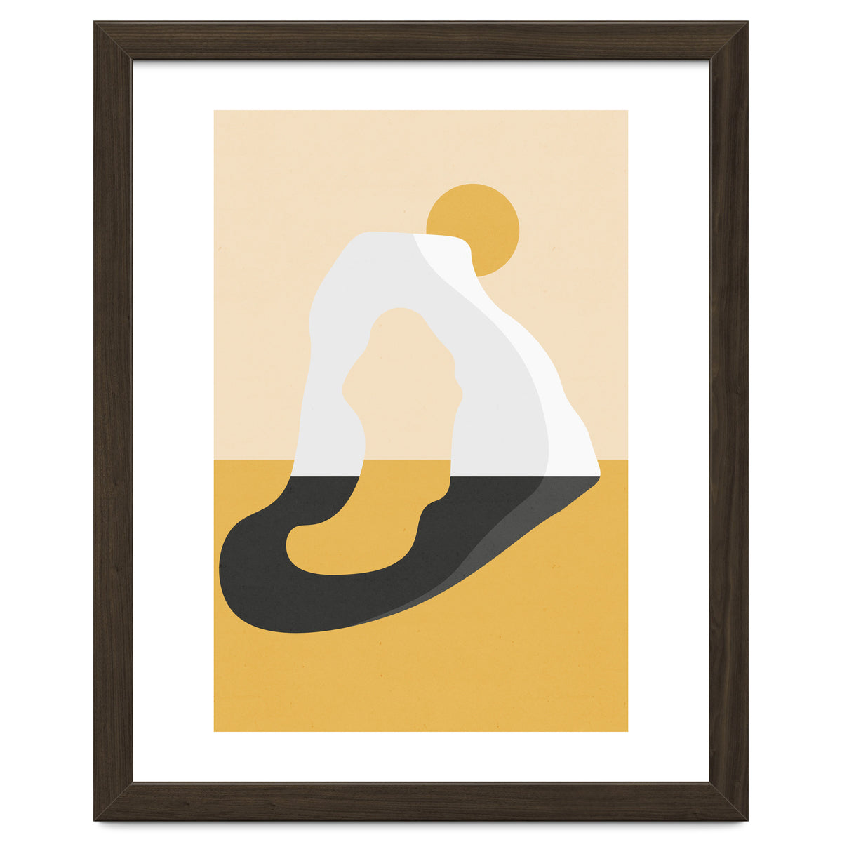 Abstract Arch - Golden Desert