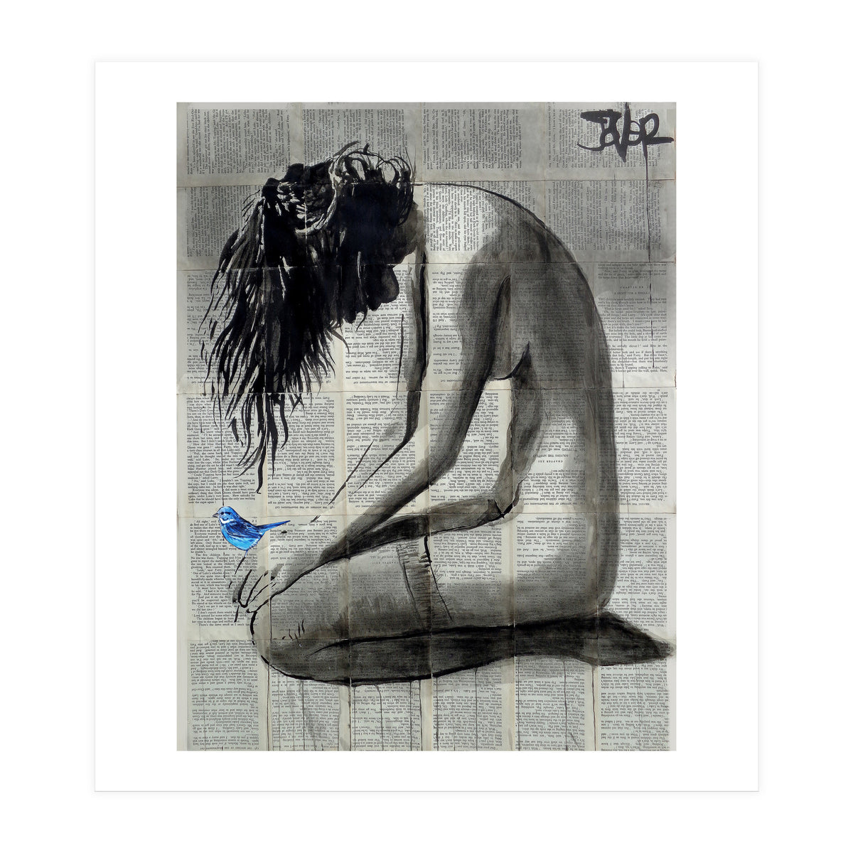 A Little Blue (Print Only)