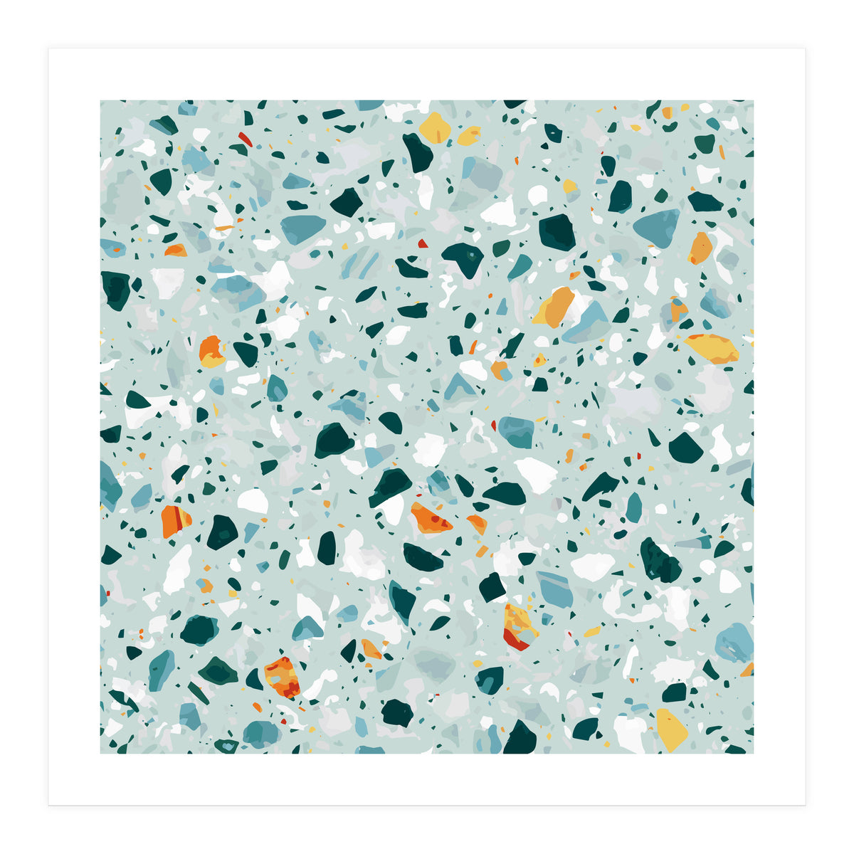 Mint Terrazzo (Print Only)