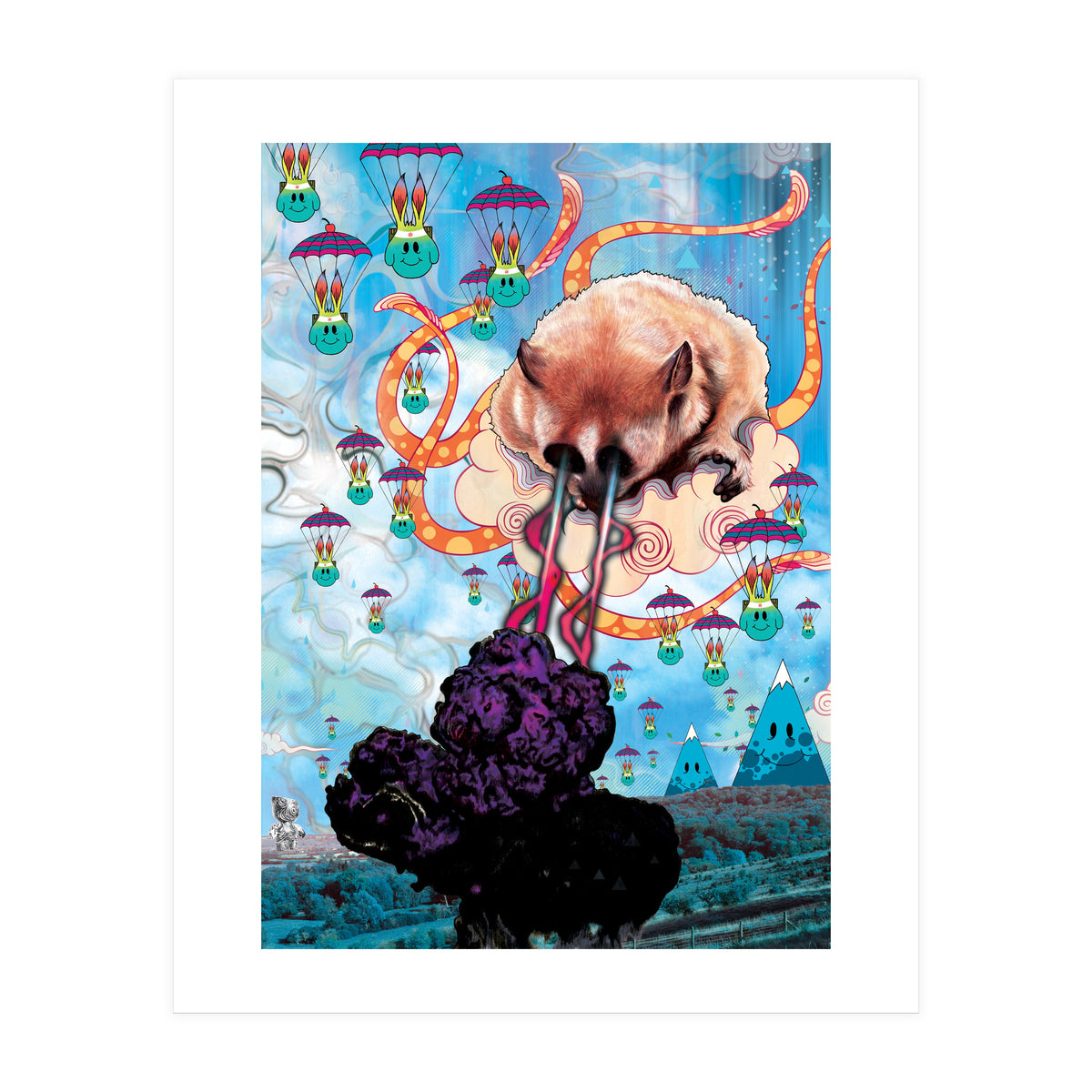 Attack Of The Super Furry Animal (Print Only)