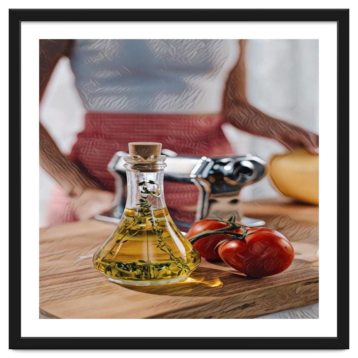 Olive oil and tomatoes